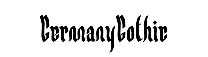 Germany Gothic  Frei Schriftart Herunterladen