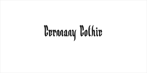 Germany Gothic Logo