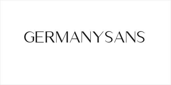 GermanySans Logo