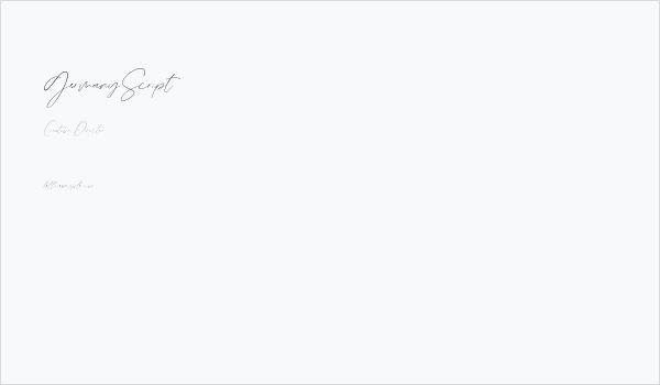 GermanyScript Business Card