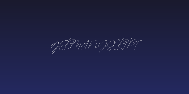 GermanyScript Social Header