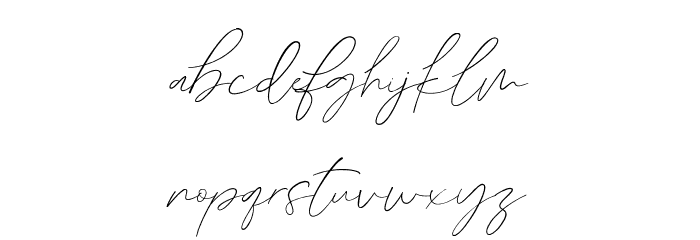 GermanyScript Font LOWERCASE
