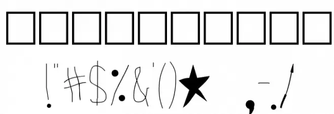 Germs Font OTHER CHARS