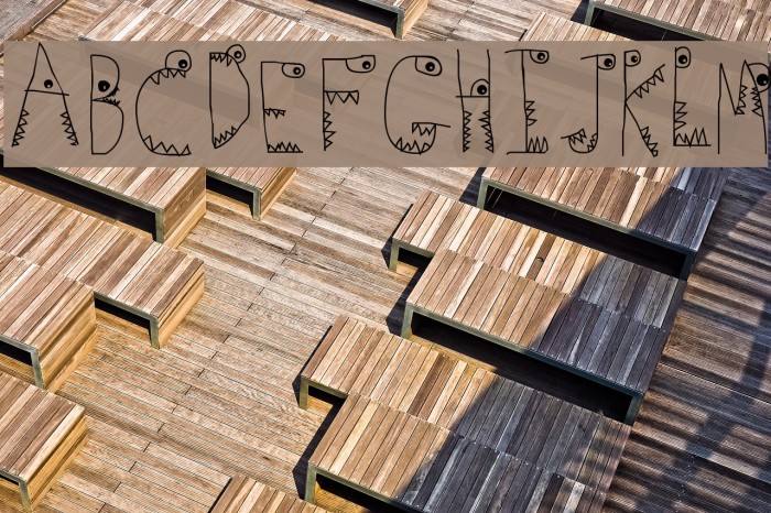 Germs Font examples