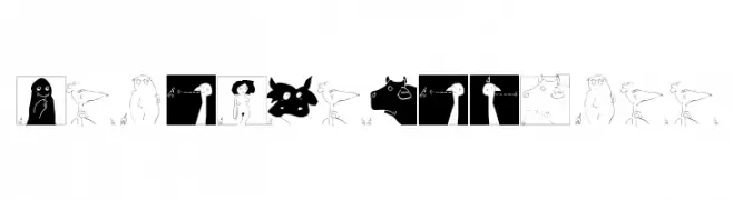 GernKleinThree  Frei Schriftart Herunterladen