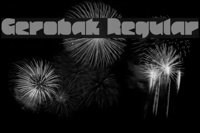 Gerobak Regular Font examples