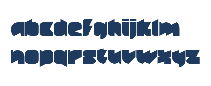 Gerobak Regular Lowercase