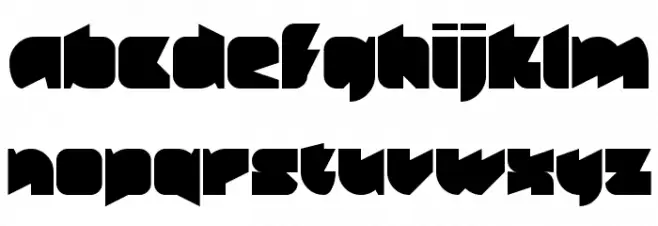 Gerobak Regular Font LOWERCASE