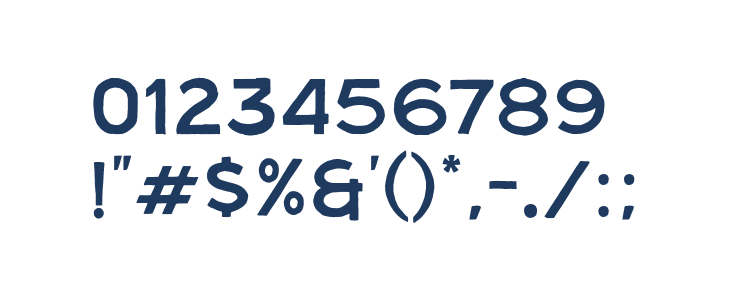 GeronideRegularDEMO Other Characters