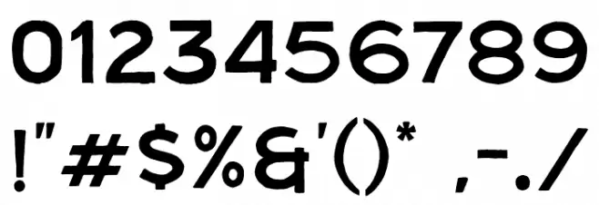 GeronideRegularDEMO Font OTHER CHARS