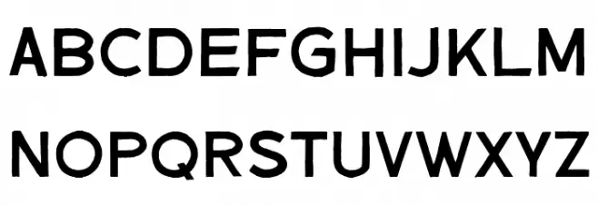 GeronideRegularDEMO 字体 大写