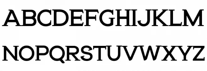 Gerovape Schriftart Groß