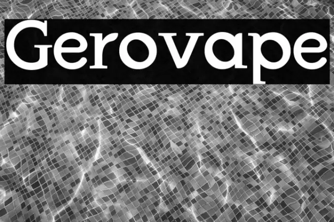 Gerovape Font examples