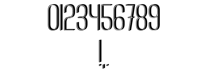 Gerriraino Medium Font OTHER CHARS