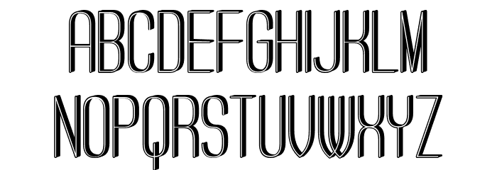 Gerriraino Medium Font LOWERCASE