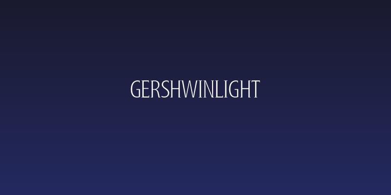 GershwinLight Social Header