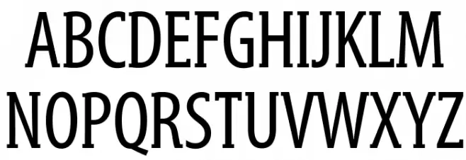 GershwinRegular خط أحرف كبيرة