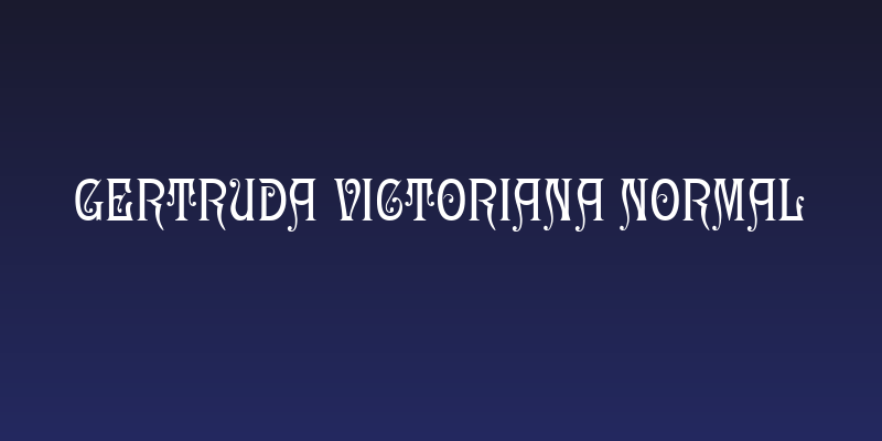 Gertruda Victoriana Normal Social Header