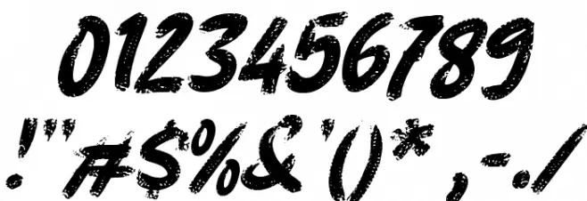 Geruduk Font OTHER CHARS