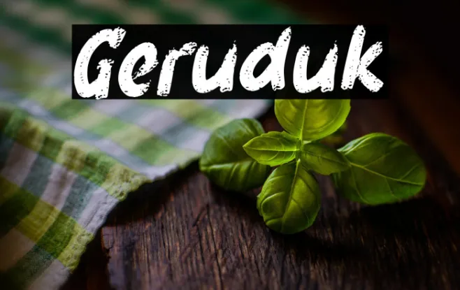 Geruduk Example 3