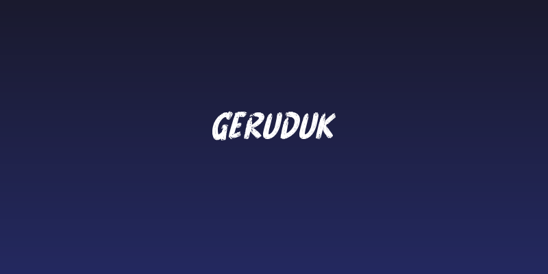 Geruduk Social Header
