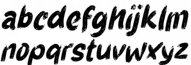 Geruduk फ़ॉन्ट लोअरकेस