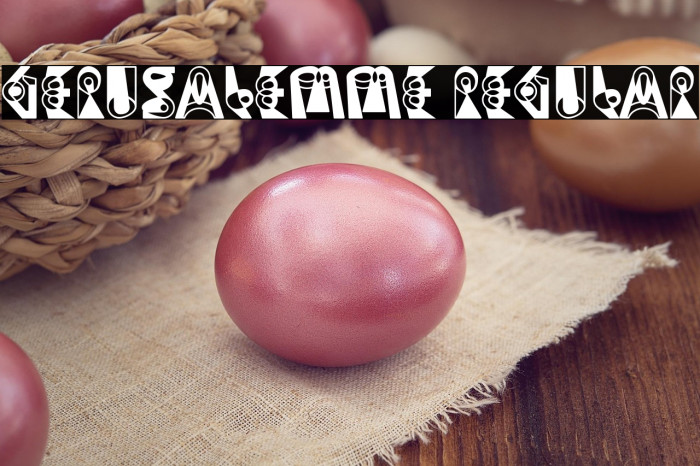 Gerusalemme Regular Example 3