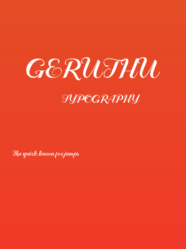 Geruthu Poster