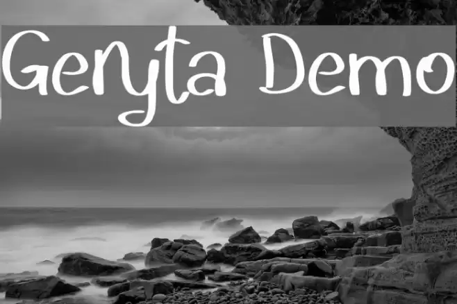 Geryta Demo Font examples