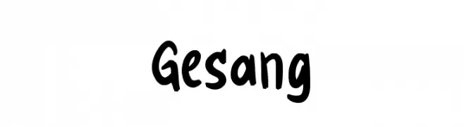 Gesang  تنزيل الخطوط