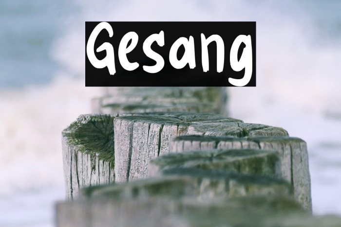 Gesang Example 1