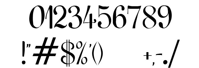 Geschlossen Gotik Kaps Font OTHER CHARS