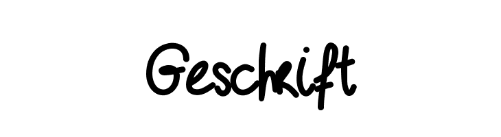 Geschrift Font