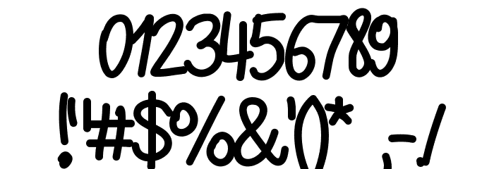 Geschrift Font OTHER CHARS