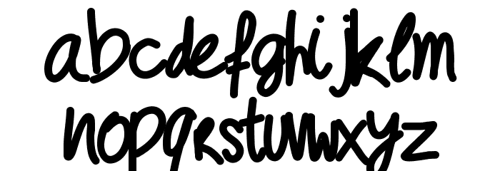 Geschrift Font LOWERCASE