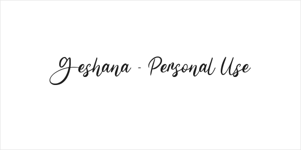Geshana - Personal Use Logo