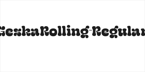 GeskaRolling-Regular Logo