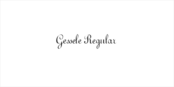 Gessele Regular Logo