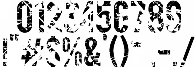 Gesso Font OTHER CHARS