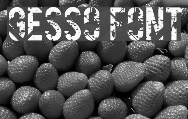 Gesso Font examples
