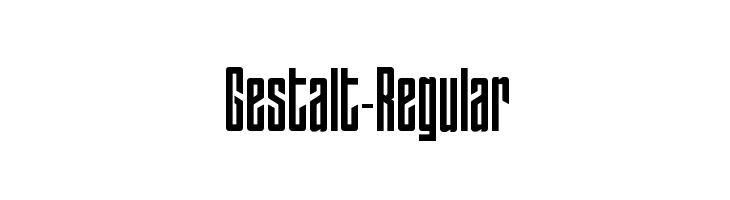 Gestalt-Regular  Free Fonts Download