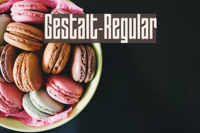 Gestalt-Regular Font examples