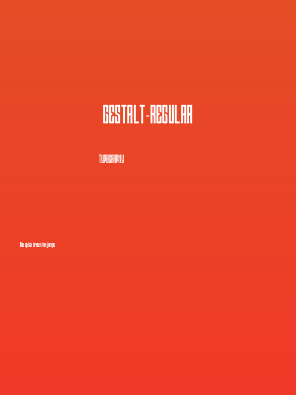 Gestalt-Regular Poster