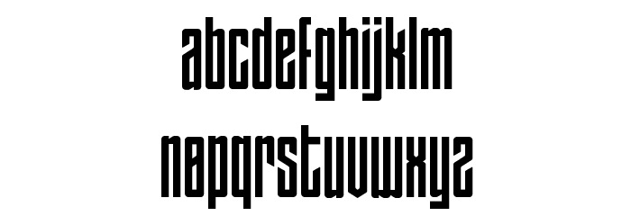 Gestalt-Regular Font LOWERCASE