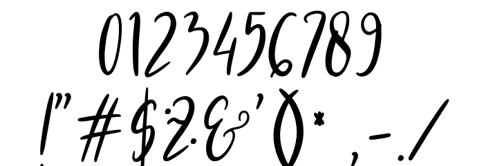 Gesthyla Font OTHER CHARS