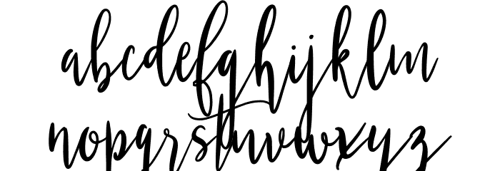 Gesthyla Font LOWERCASE