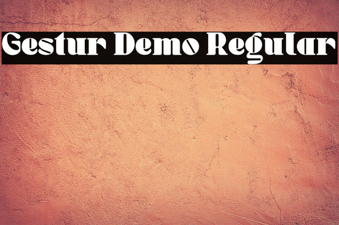 Gestur Demo Regular Example 1