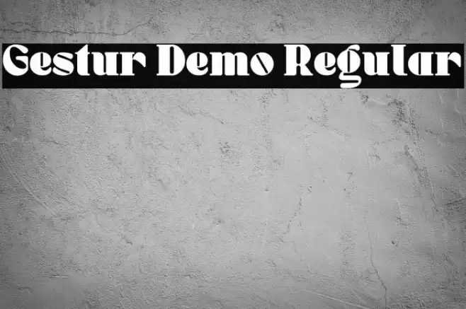 Gestur Demo Regular  examples