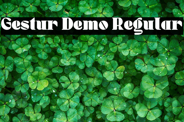 Gestur Demo Regular Example 2