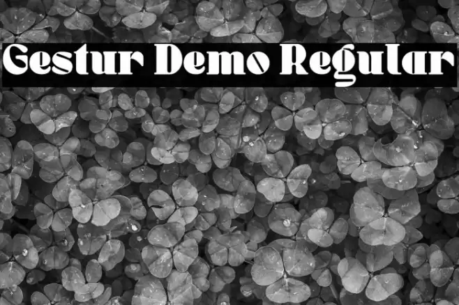 Gestur Demo Regular  examples